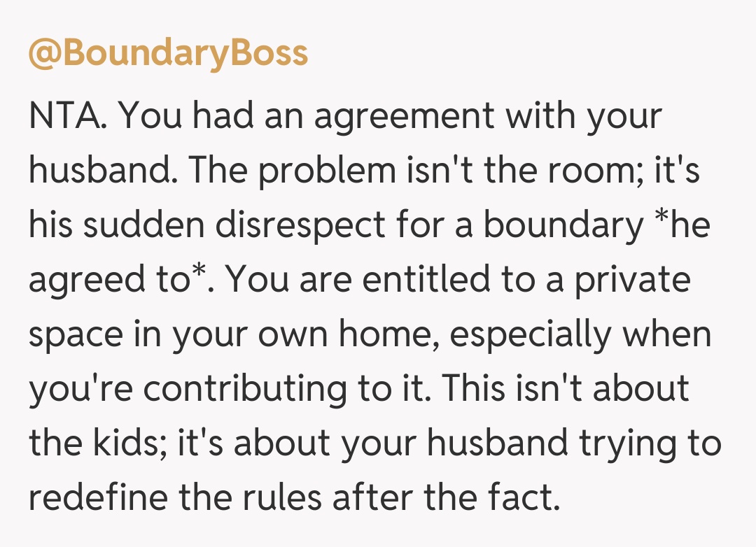Comentariu de la @BoundaryBoss