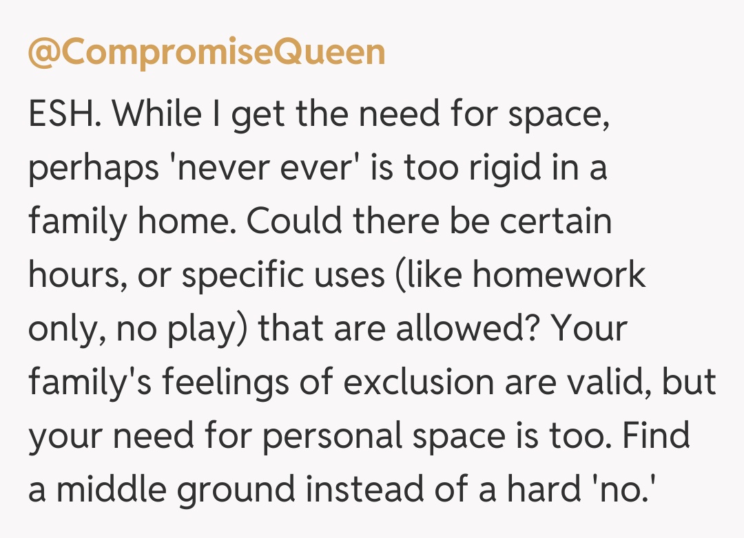 Comentariu de la @CompromiseQueen