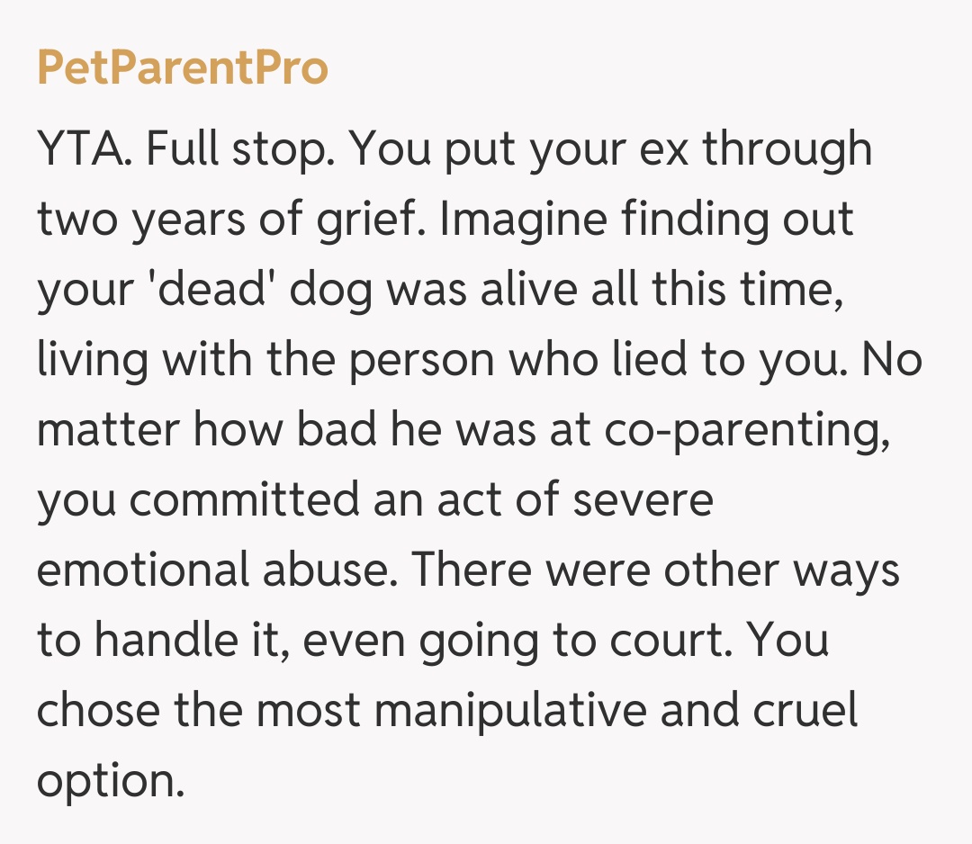 Comentariu de la PetParentPro