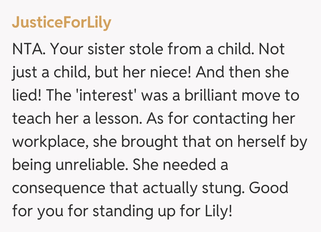Comentariu de la JusticeForLily