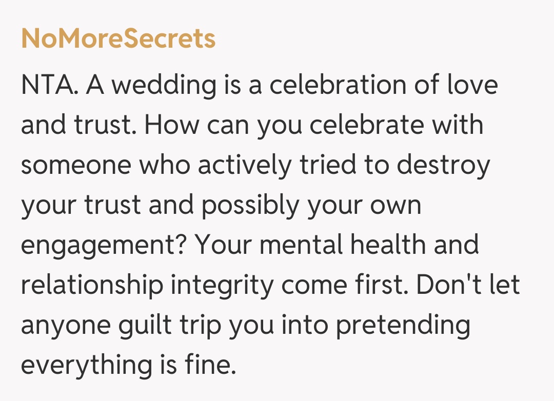 Comentariu de la NoMoreSecrets