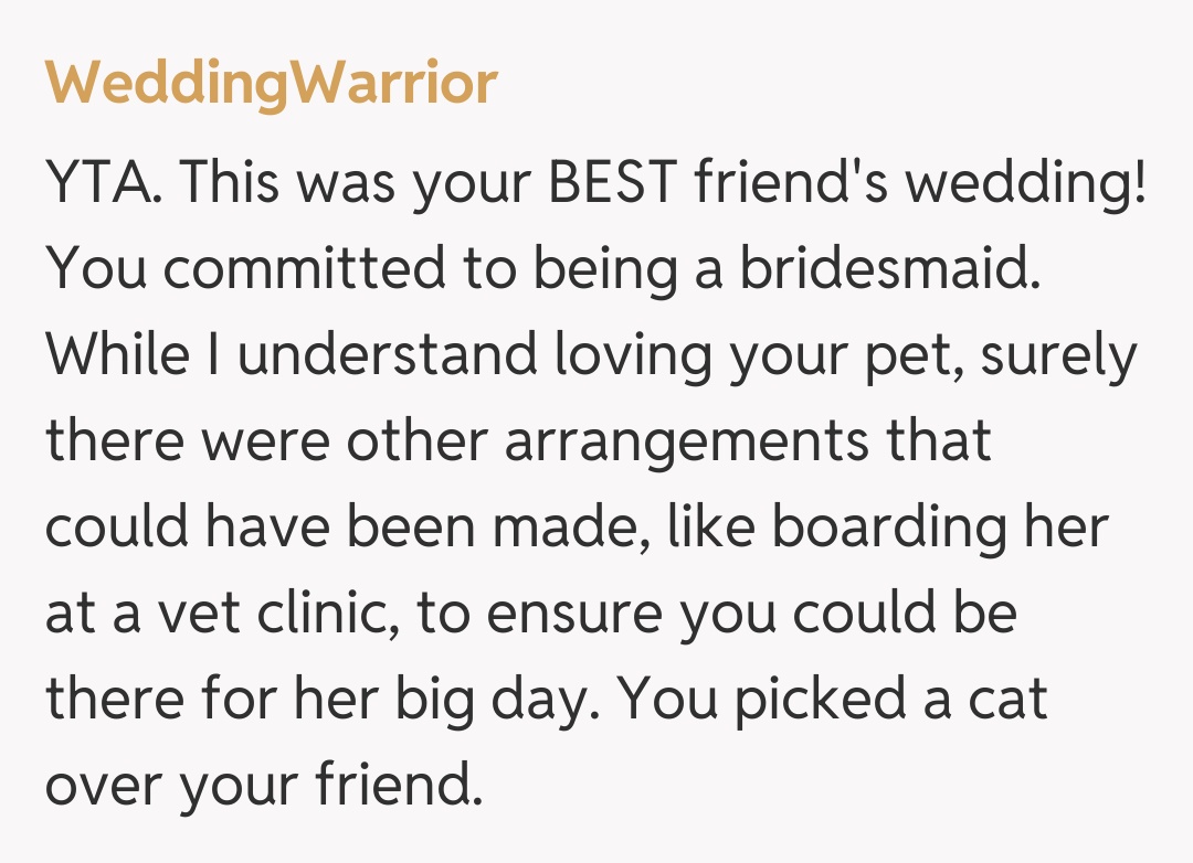 Comentariu de la WeddingWarrior