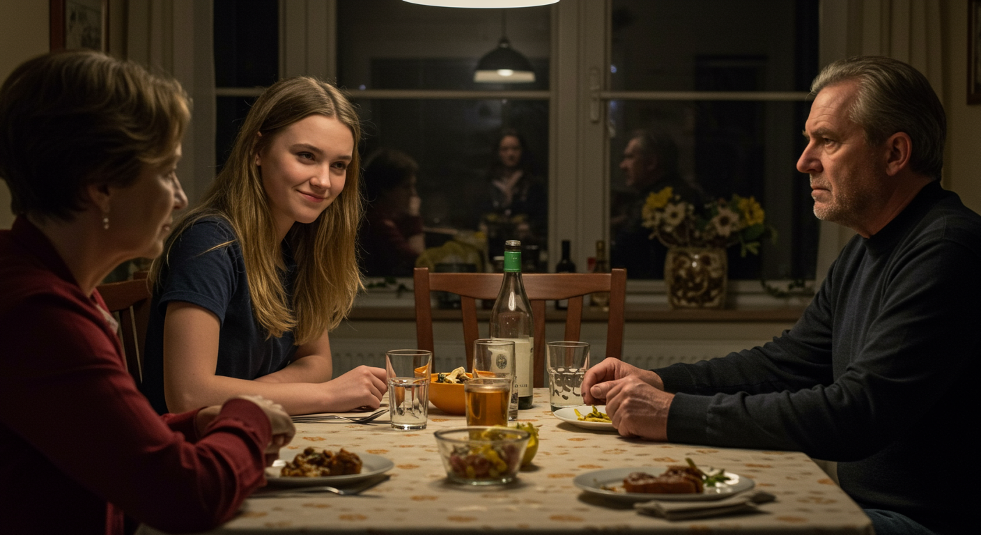 AITA for my 18-year-old bringing a 38-year-old “boyfriend” to dinner to annoy her dad?