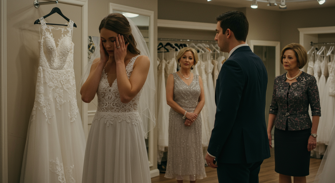 AITA for my meltdown when my fiancé returned MY wedding dress and his mom picked a new one?