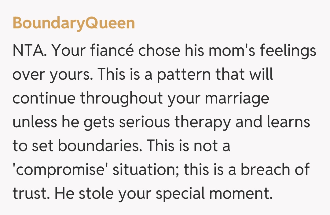 Comentariu de la BoundaryQueen