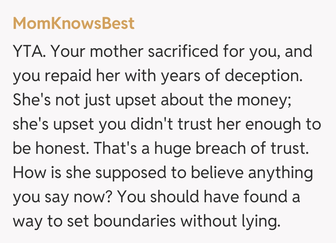 Comentariu de la MomKnowsBest