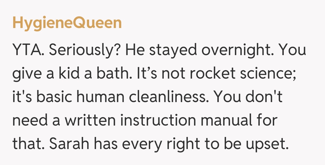 Comentariu de la HygieneQueen