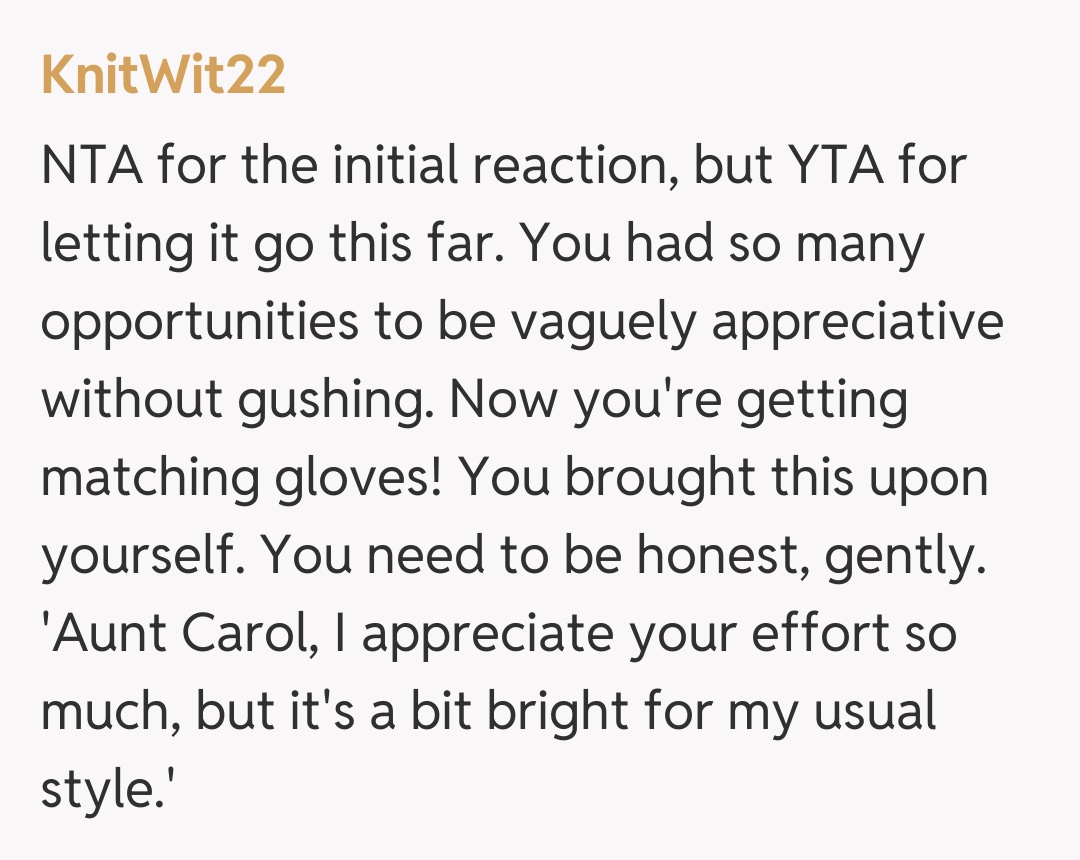 Comentariu de la KnitWit22