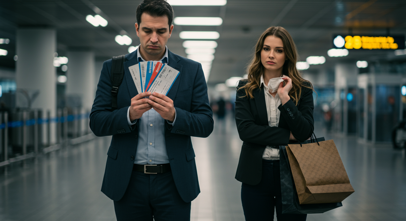 AITA for not buying my wife a plane ticket, so she's missing the family vacation, after she spent her travel money on designer clothes?