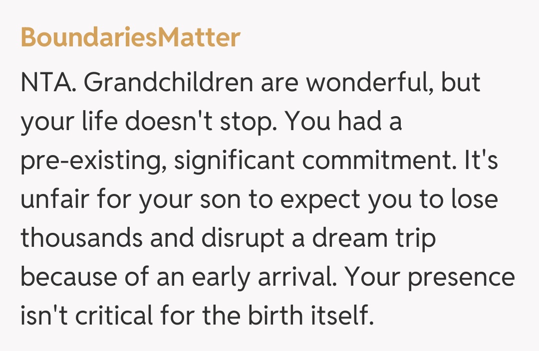 Comentariu de la BoundariesMatter