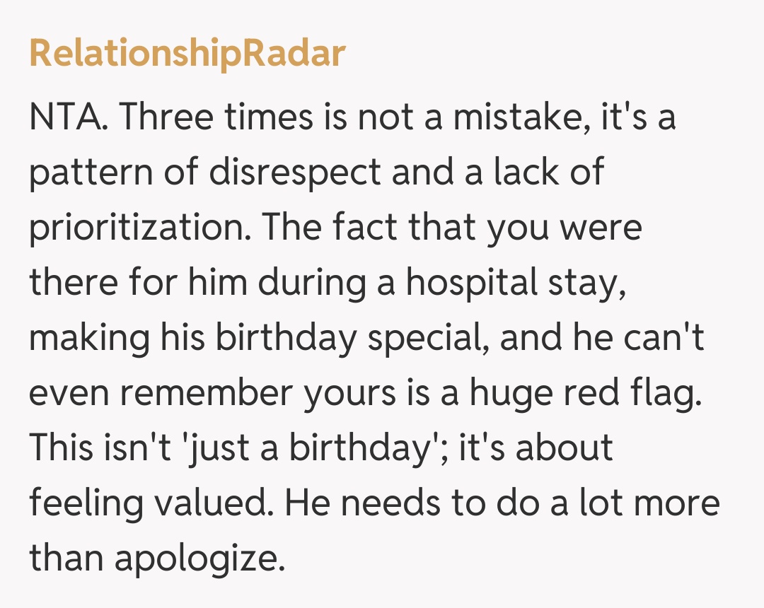 Comentariu de la RelationshipRadar