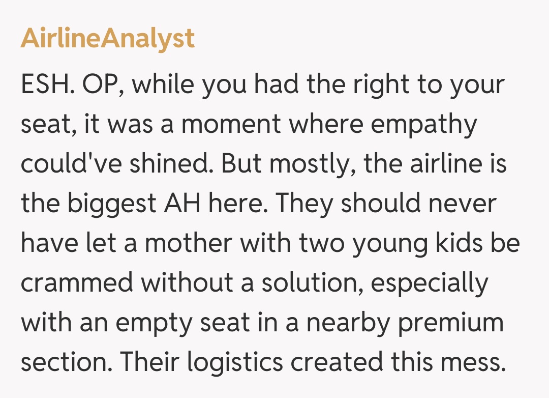 Comentariu de la AirlineAnalyst