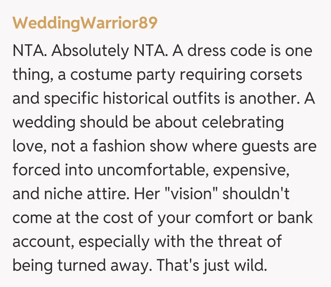 Comentariu de la WeddingWarrior89