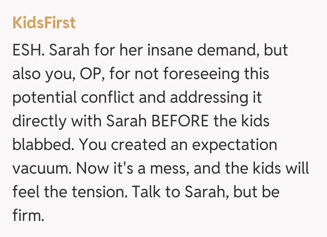 Comentariu de la KidsFirst