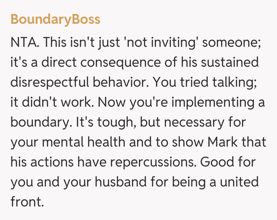 Comentariu de la BoundaryBoss