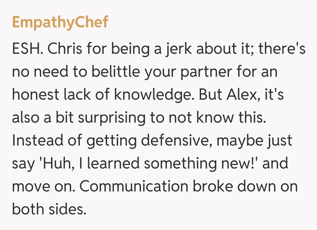 Comentariu de la EmpathyChef
