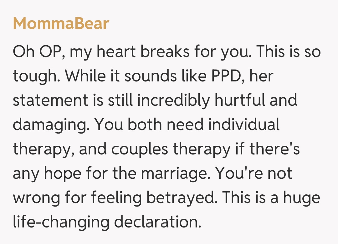 Comentariu de la MommaBear