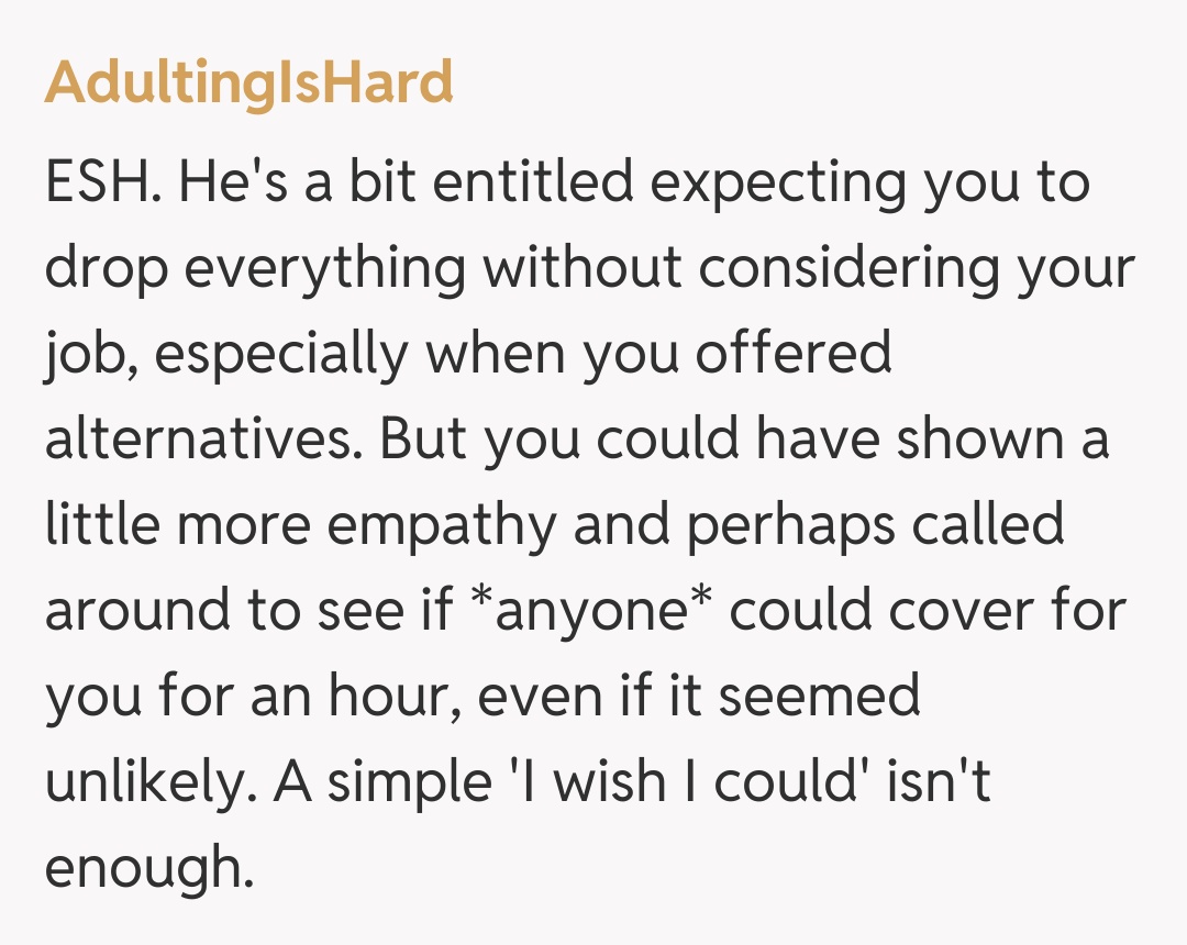Comentariu de la AdultingIsHard