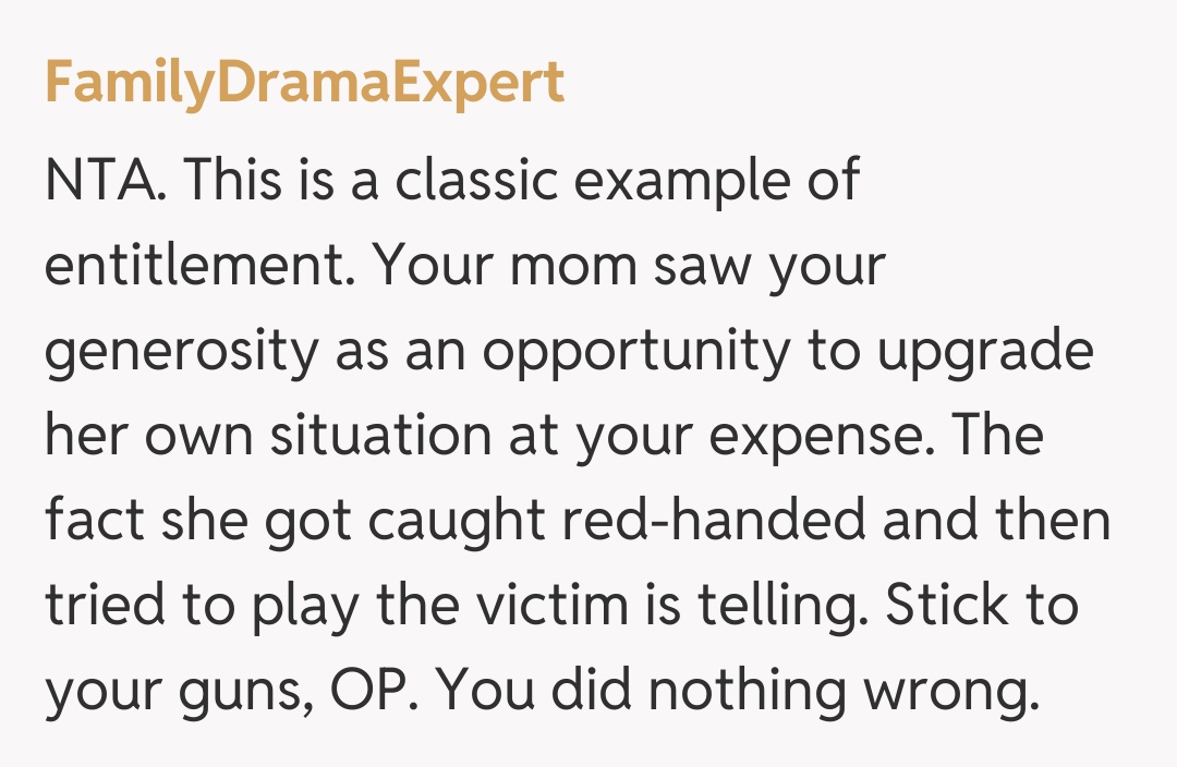 Comentariu de la FamilyDramaExpert