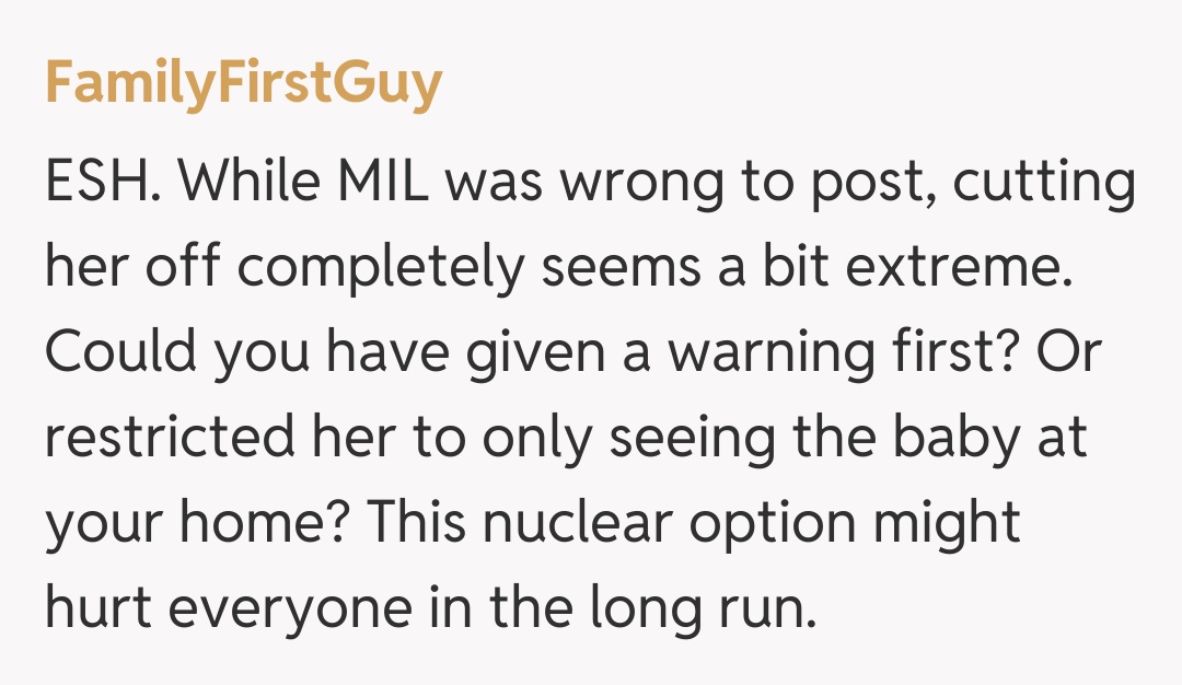 Comentariu de la FamilyFirstGuy