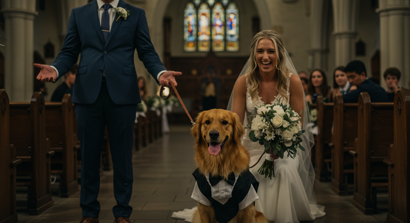 AITA for not letting our dog walk my wife down the aisle at our wedding?