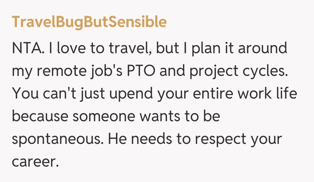 Comentariu de la TravelBugButSensible