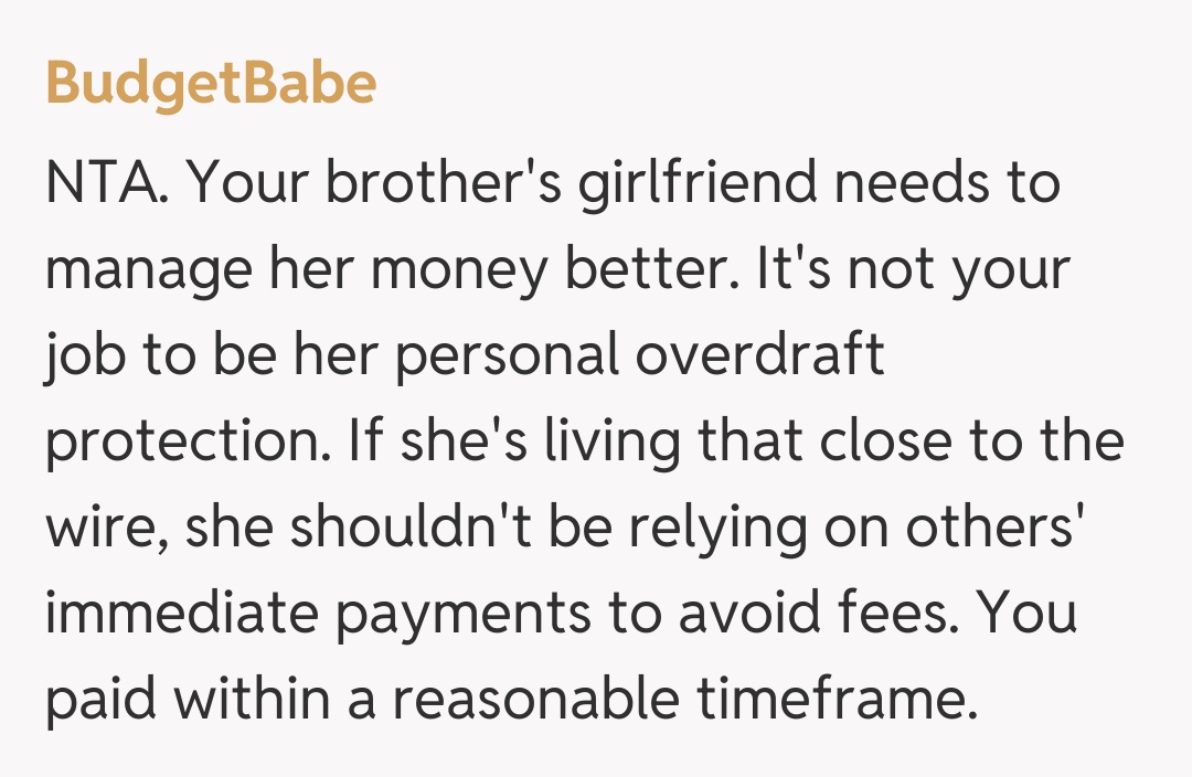 Comentariu de la BudgetBabe
