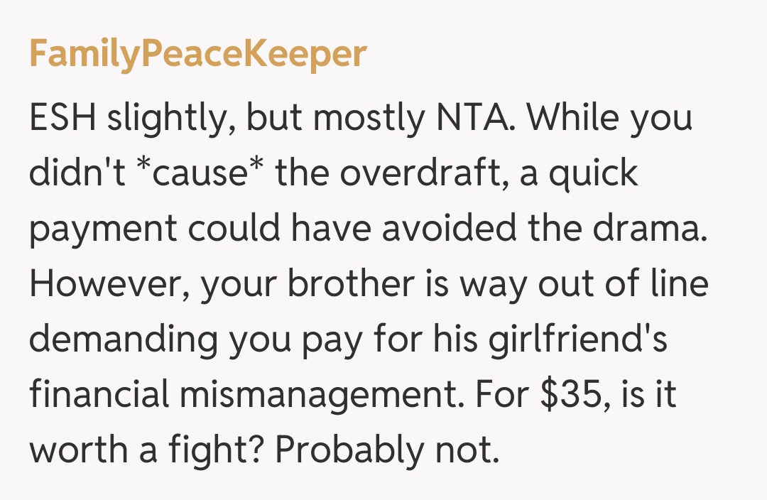 Comentariu de la FamilyPeaceKeeper