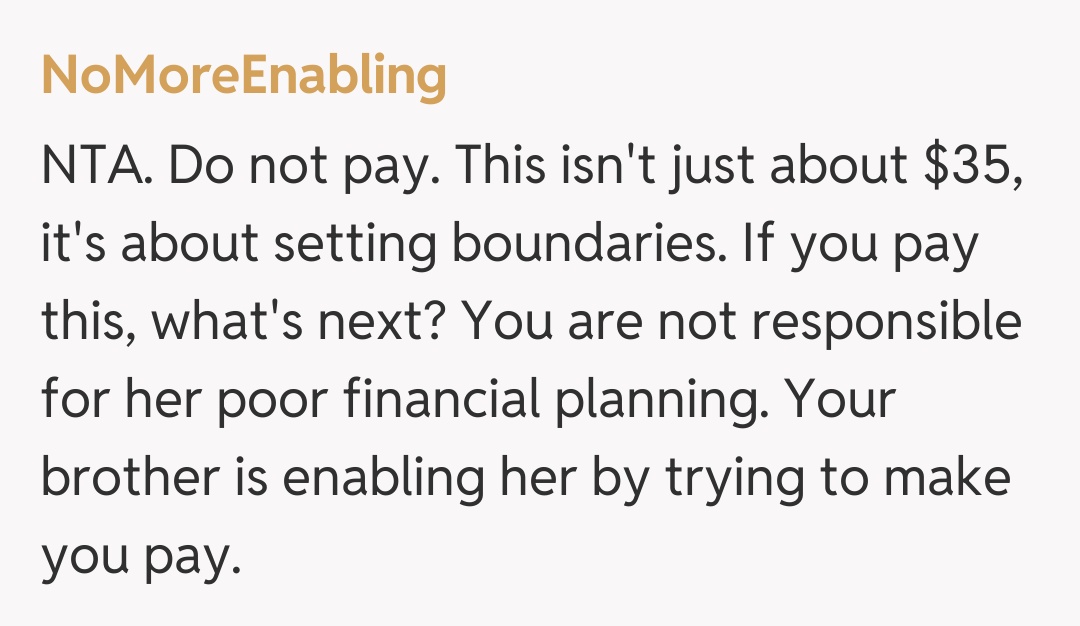 Comentariu de la NoMoreEnabling