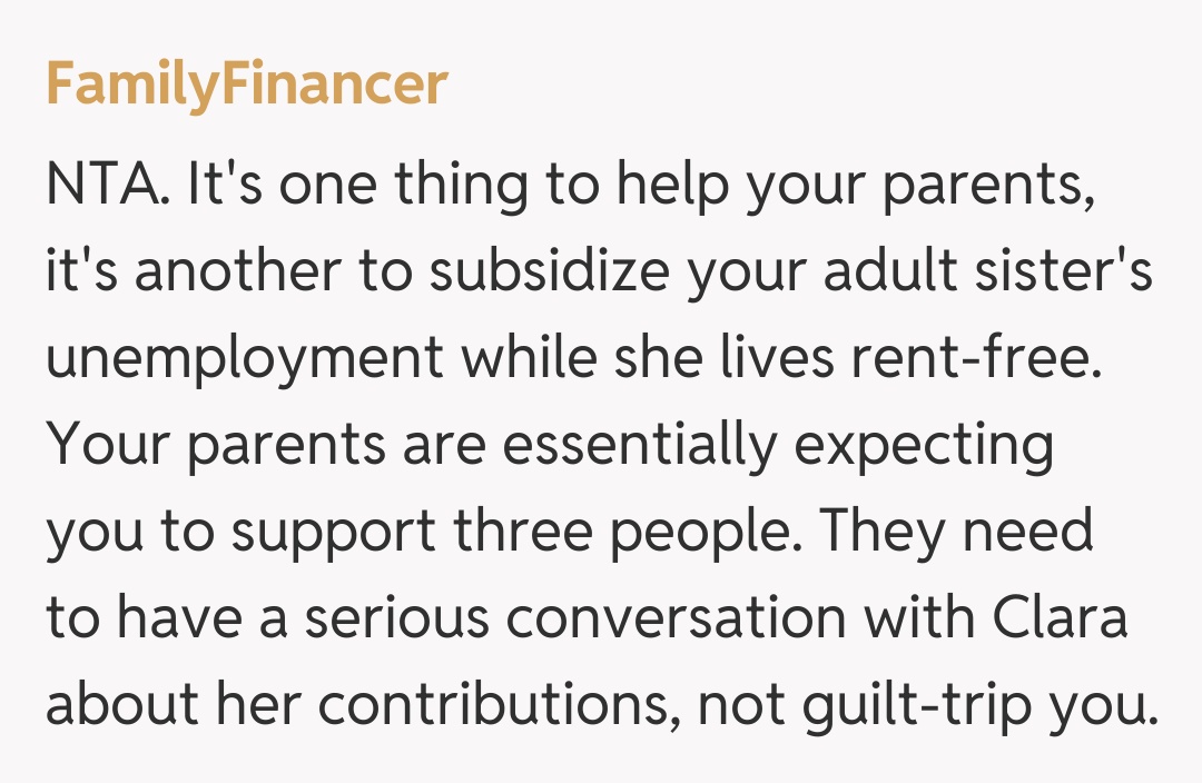 Comentariu de la FamilyFinancer