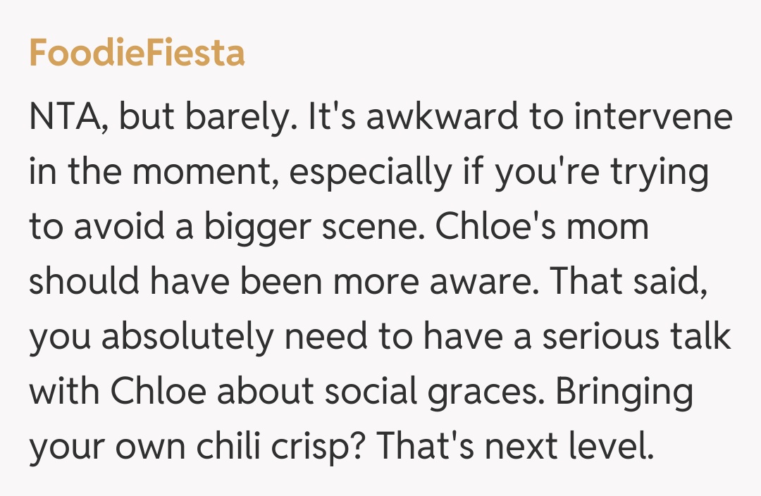 Comentariu de la FoodieFiesta