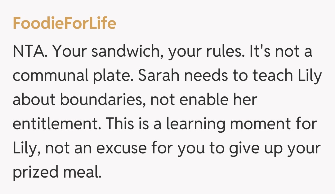 Comentariu de la FoodieForLife