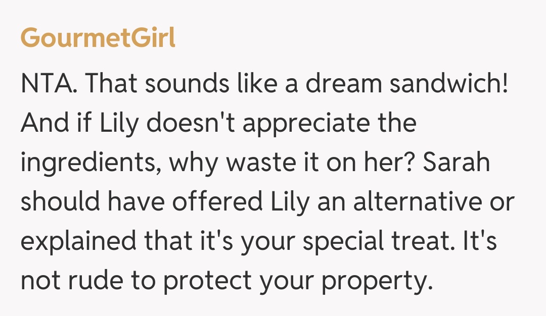 Comentariu de la GourmetGirl