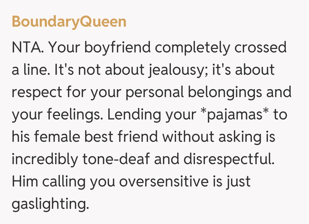 Comentariu de la BoundaryQueen
