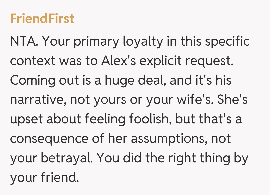 Comentariu de la FriendFirst