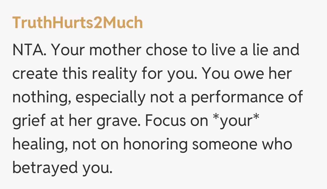 Comentariu de la TruthHurts2Much