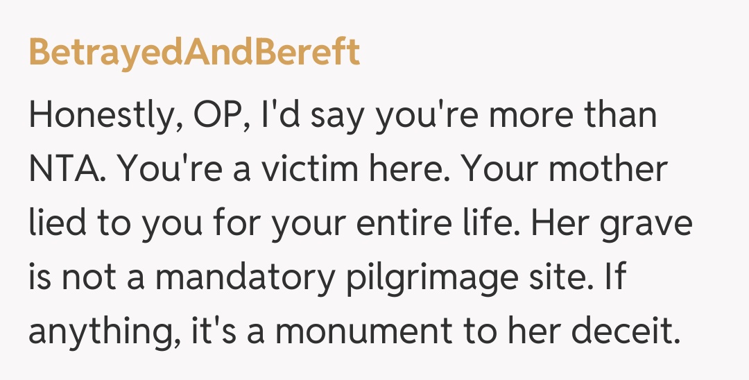 Comentariu de la BetrayedAndBereft