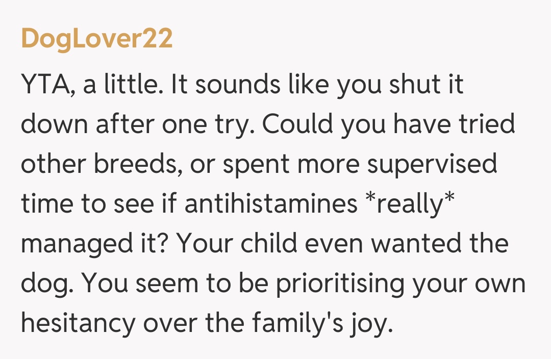 Comentariu de la DogLover22