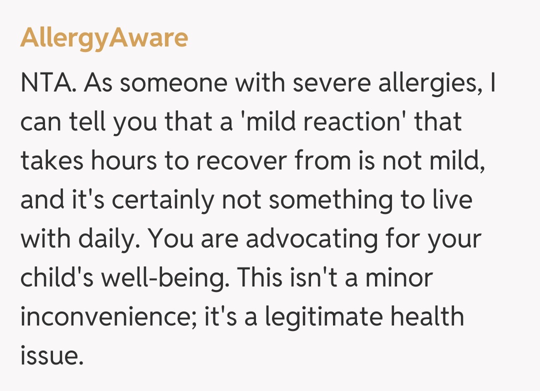 Comentariu de la AllergyAware