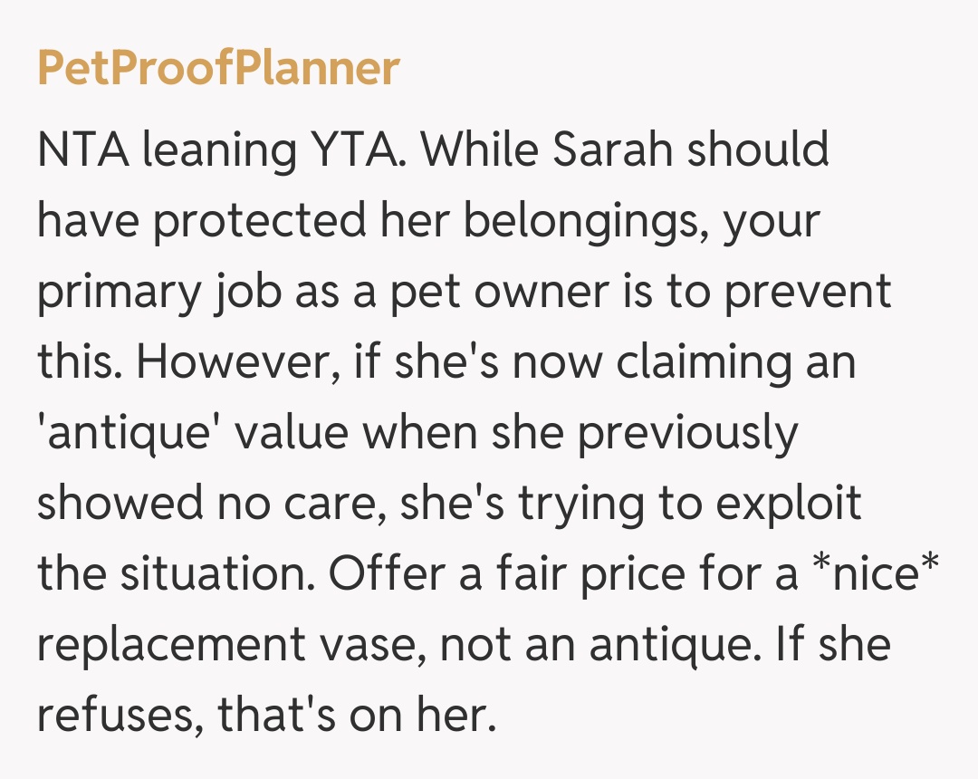 Comentariu de la PetProofPlanner