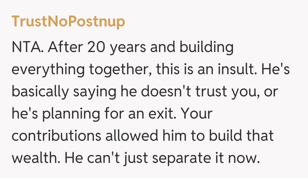 Comentariu de la TrustNoPostnup