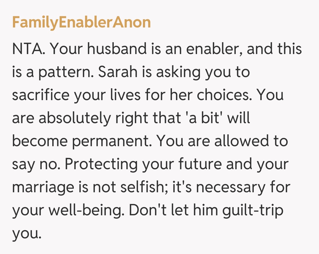 Comentariu de la FamilyEnablerAnon