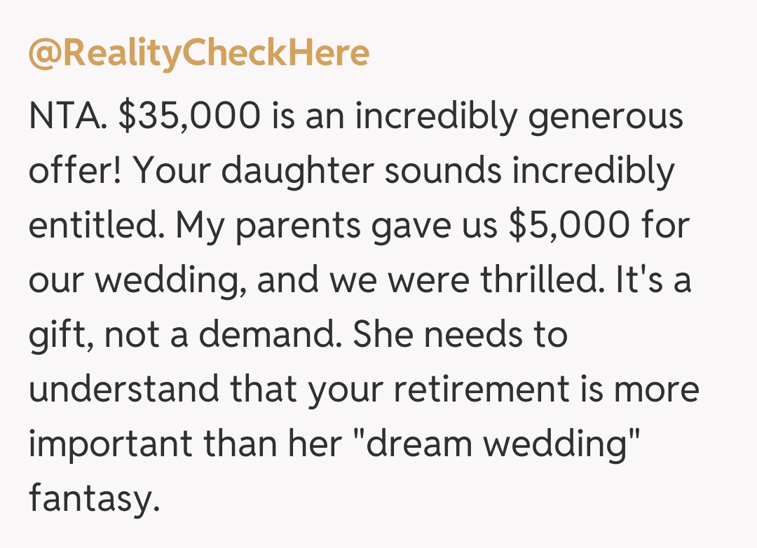 Comentariu de la @RealityCheckHere