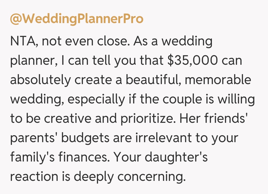 Comentariu de la @WeddingPlannerPro