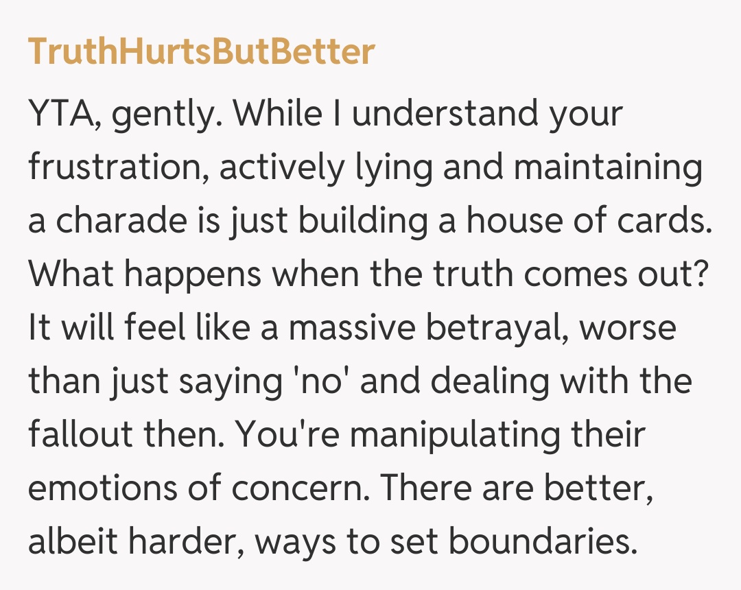 Comentariu de la TruthHurtsButBetter