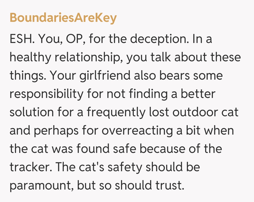 Comentariu de la BoundariesAreKey