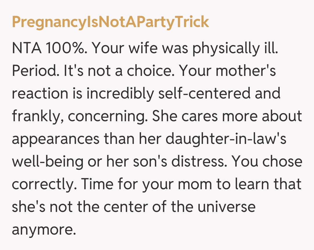 Comentariu de la PregnancyIsNotAPartyTrick