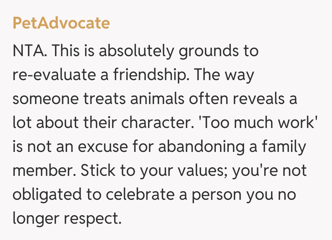 Comentariu de la PetAdvocate