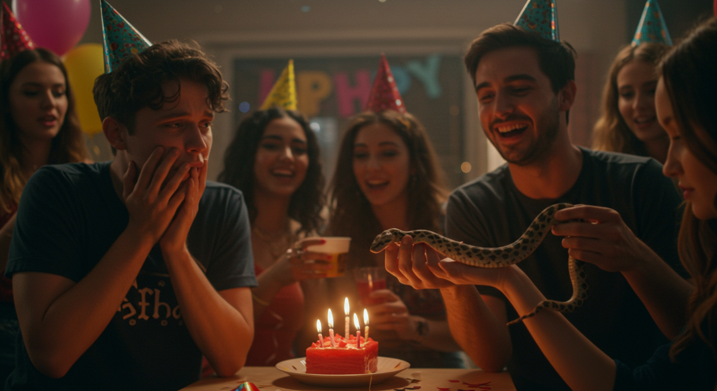 AITA for refusing to attend my friend’s birthday party because he brought his snake and said all pets are welcome — but I’m terrified of reptiles?