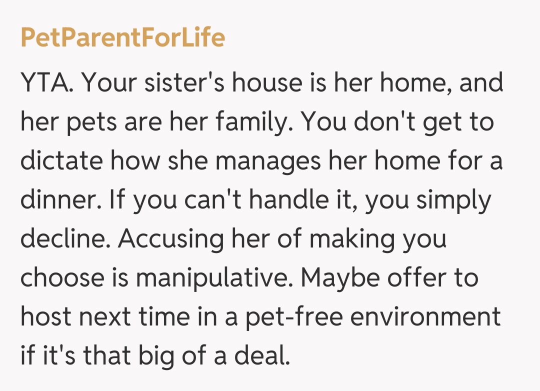 Comentariu de la PetParentForLife